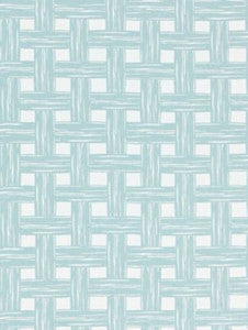 Scalamandre Fabric Bamboo Lattice Surf