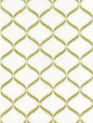 Rondure Embroidery Fern SC270740002 by Scalamandre Designer Fabric JARDIN 54% VISCOSE 46% LINEN INDIA LIGHT DUTY Horizontal: 7.75" and Vertical: 7" 55 - Swanky Fabrics -