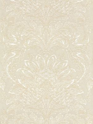 Carlotta Damask Fog SC270810002 by Scalamandre Designer Fabric JARDIN 36% COTTON 34% VISCOSE 30% SILK ITALY LIGHT DUTY Horizontal: 27" and Vertical: 27" 54 - Swanky Fabrics -