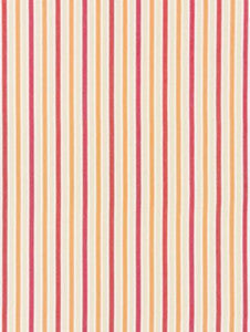 Scalamandre Fabric Leeds Cotton Stripe Coral