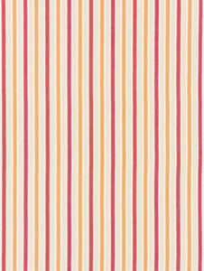Scalamandre Fabric Leeds Cotton Stripe Coral