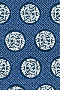 Scalamandre Fabric Dragon'S Fret Embroidery Midnight