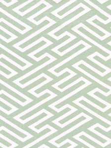 Scalamandre Fabric Canton Fret Applique Eucalyptus