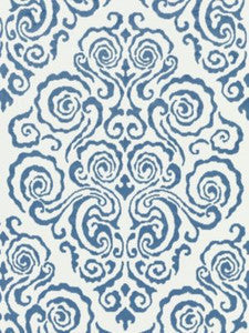 Scalamandre Fabric Cirrus Velvet Damask Morning Glory