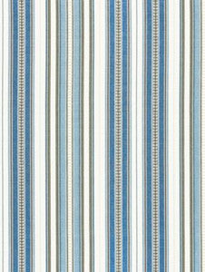 Scalamandre Fabric Nile Stripe Blue Jay