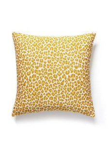 Scalamandre Pillows Backyard Bengal Outdoor Pillow 22 X 22 - Tangerine