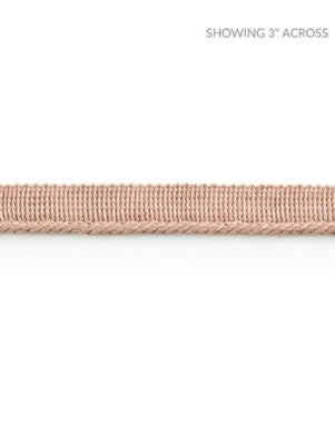 Sanna Linen Cord Blush SCC3110002 by Scalamandre Designer Trim NORDEN 100% LINEN BELGIUM LIGHT DUTY Horizontal: and Vertical: 0.13 - Swanky Fabrics -