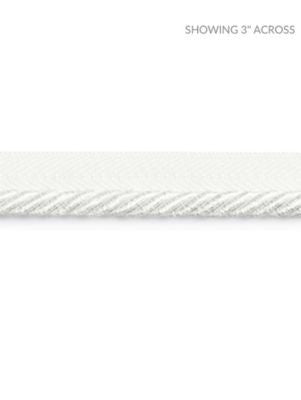 <p>Boulevard Cord Ivory SCC3140002 by Scalamandre Trim</p><p><strong>Required Minimum Quantity Purchase: Fabrics by the yard 1 YARD MINIMUM </p><p>Book: NOVANTA PASSEMENTERIE</p><p>Content: 15% POLYESTER 1% ACRYLIC, 48% COTTON 19% RAYON 17% FIBRANNE</p><p>Origin: CHINA</p><p>Performance: LIGHT DUTY</p><p>Repeat: Horizontal: 0" and Vertical: 0"</p><p>Width: 0.25</p>