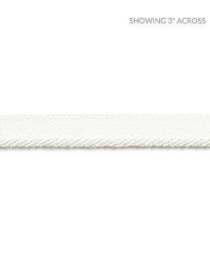 <p>Avenue Cord Ivory SCC3150002 by Scalamandre Trim</p><p><strong>Required Minimum Quantity Purchase: Fabrics by the yard 1 YARD MINIMUM </p><p>Book: NOVANTA PASSEMENTERIE</p><p>Content: 16% FIBRANNE 2% ACRYLIC, 38% POLYESTER 26% COTTON 18% RAYON</p><p>Origin: CHINA</p><p>Performance: LIGHT DUTY</p><p>Repeat: Horizontal: 0" and Vertical: 0"</p><p>Width: 0.13</p>
