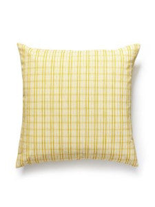 Scalamandre Pillows Check Please Outdoor Pillow 22 X 22 - Goldenrod