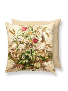 Scalamandre Pillows Edwin'S Covey Pillow 22 X 22 - Multi On Sisal