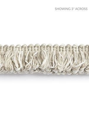 Maui Loop Fringe Linen SCFL13480002 by Scalamandre Designer Trim ISOLA INDOOR / OUTDOOR 100% POLYOLEFIN UNITED KINGDOM HEAVY DUTY Horizontal: .25" and Vertical: 1 - Swanky Fabrics -