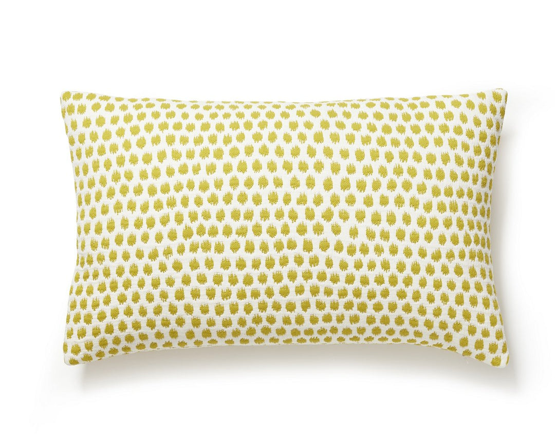 Dot Weave Pillow 14 X 22 - Chartreuse SCLBDK271820002 by Scalamandre Designer Pillow