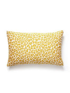 Scalamandre Pillows Backyard Bengal Outdoor Pillow 14 X 22 - Tangerine