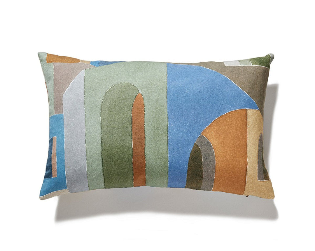 Riad Pillow 14 X 22 - Earth SCLRIADPILL0002 by Scalamandre Designer Pillow
