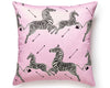 Zebras Petite Pillow 22 X 22 - Peony SCPZEBPILL0002 by Scalamandre Designer Pillow