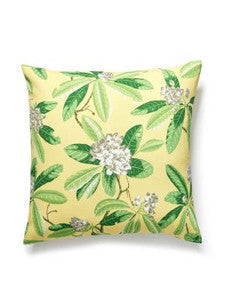 Scalamandre Pillows Rhododendron Outdoor Pillow 22 X 22 - Pineapple