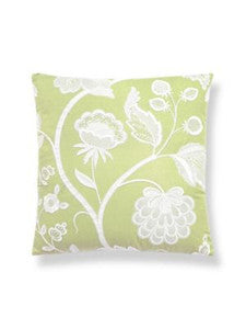 Kensington Embroidery Pillow 22 X 22 - Celery SCSDDK271510002 by Scalamandre Pillows