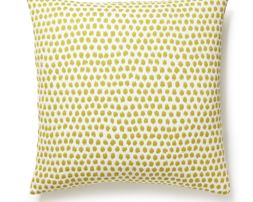Dot Weave Pillow 22 X 22 - Chartreuse SCSDDK271820002 by Scalamandre Designer Pillow
