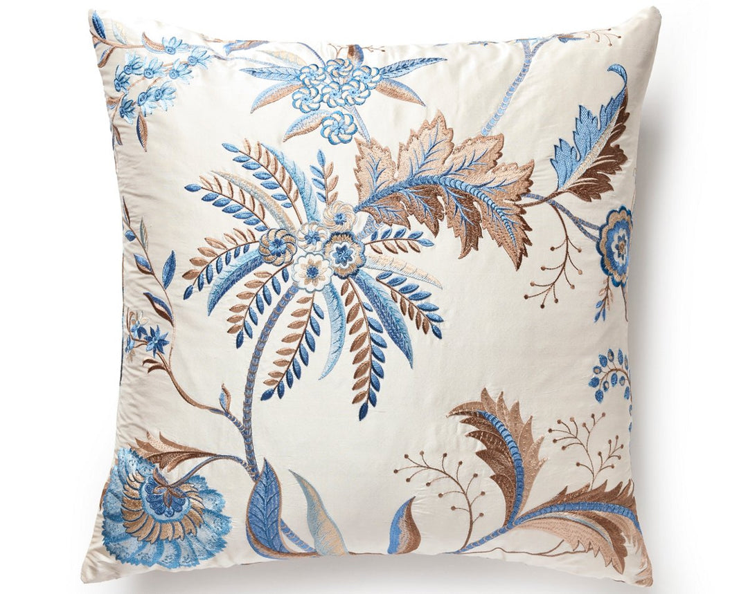 Seraphine Pillow 22 X 22 - Sky And Stone SCSDDK273250002 by Scalamandre Designer Pillow