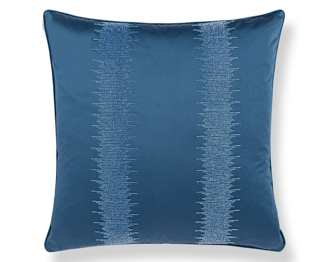 Veronica Beaded Pillow 22 X 22 - Baltic SCSDDS883860002 by Scalamandre Designer Pillow