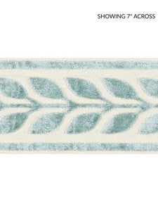 Scalamandre Trim Vigne Velvet Tape Aquamarine