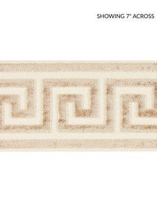 Scalamandre Trim Greek Key Velvet Tape Fawn
