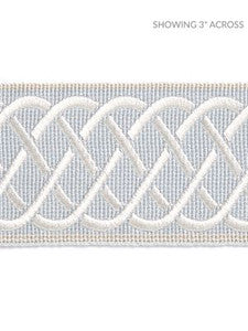 Scalamandre Trim Helix Embroidered Tape Mineral
