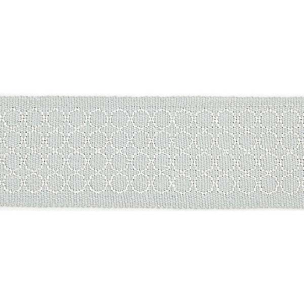 Seville Embroidered Tape/Rain Sc 0002T3289 by Scalamandre
 Trim MERCHANTE 91% LINEN 9% RAYON INDIA LIGHT DUTY Horizontal: .5" and Vertical: 2.5" - Fabric Carolina -