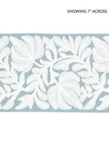 Scalamandre Trim Coventry Embroidered Tape Sky