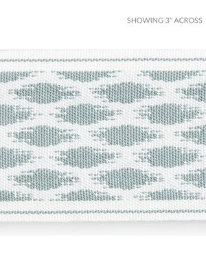 <p>Patara Ikat Tape Sky SCT33070002 by Scalamandre Trim</p><p><strong>Required Minimum Quantity Purchase: Fabrics by the yard 1 YARD MINIMUM </p><p>Book: ISOLA INDOOR / OUTDOOR</p><p>Content: 100% POLYOLEFIN</p><p>Origin: UNITED KINGDOM</p><p>Performance: HEAVY DUTY</p><p>Repeat: Horizontal: 1.5" and Vertical: </p><p>Width: 2.5</p>