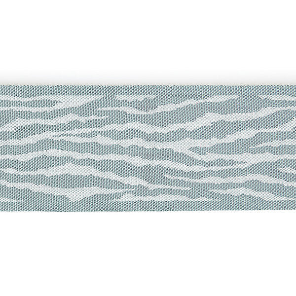 Tiger Tape/Sky Sc 0002T3310 by Scalamandre
 Trim ISOLA INDOOR / OUTDOOR 100% POLYOLEFIN UNITED KINGDOM HEAVY DUTY Horizontal: 6.25" and Vertical: 3" - Fabric Carolina -