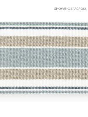 <p>Marina Stripe Tape Seagull SCT33110002 by Scalamandre Trim</p><p><strong>Required Minimum Quantity Purchase: Fabrics by the yard 1 YARD MINIMUM </p><p>Book: ISOLA INDOOR / OUTDOOR</p><p>Content: 100% POLYOLEFIN</p><p>Origin: UNITED KINGDOM</p><p>Performance: HEAVY DUTY</p><p>Repeat: Horizontal: and Vertical: </p><p>Width: 2.5</p>