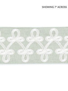 Scalamandre Trim Empress Embroidered Tape Mineral