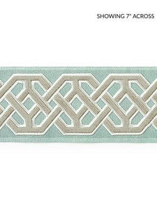 Scalamandre Trim Beaufort Velvet Tape Aquamarine