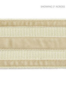 Runway Velvet Tape Light Camel SCT33250002 by Scalamandre Designer Trim