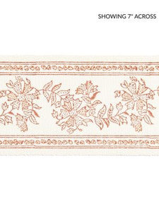 Scalamandre Trim Citra Block Print Tape Coral Spice