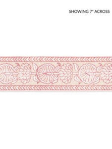 Scalamandre Trim Tulsi Block Print Tape Coral Spice