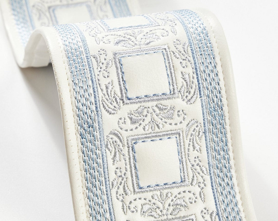Archduke Embroidered Tape Sky SCT33390002 by Scalamandre Designer Trim