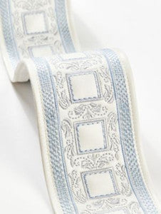 Archduke Embroidered Tape Sky SCT33390002 by Scalamandre Trim