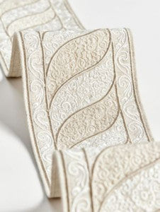 Paisley Embroidered Tape Fawn SCT33400002 by Scalamandre Trim