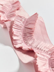 Ruffle Tape Pale Rose SCT33410002 by Scalamandre Trim