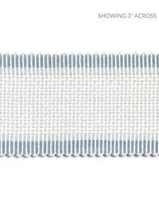 Scalamandre Trim Odeon Shimmer Braid Blue Ice