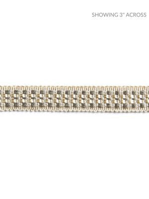 <p>Helena Braid Heron SCV12500002 by Scalamandre Trim</p><p><strong>Required Minimum Quantity Purchase: Fabrics by the yard 1 YARD MINIMUM </p><p>Book: NOVANTA PASSEMENTERIE</p><p>Content: 59% RAYON 41% FIBRANNE</p><p>Origin: CHINA</p><p>Performance: LIGHT DUTY</p><p>Repeat: Horizontal: 0" and Vertical: 0"</p><p>Width: 0.63</p>