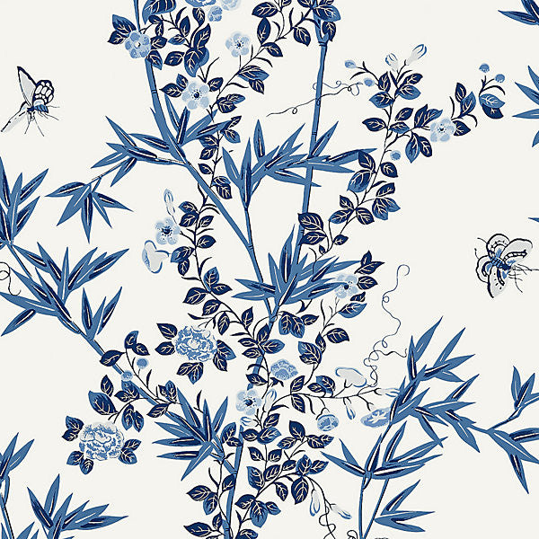 Jardin De Chine/Porcelain Sc 0002Wp88375 by Scalamandre
 Wallpaper UNITED KINGDOM Horizontal: 46" and Vertical: 27" 54" - Fabric Carolina -