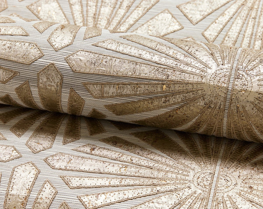 Milan Diamond Grasscloth Antique SCWP885560002 by Scalamandre Designer Wallpaper