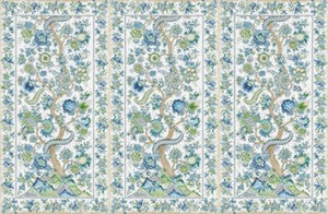 Metropolitan Palampore | Mural Aegean SCWP885670002 by Scalamandre Wallpaper