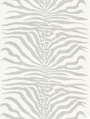 Zebra Zinc SC16366M0003 by Scalamandre Designer Fabric JARDIN 100% LINEN UNITED KINGDOM MEDIUM DUTY Horizontal: 37.5" and Vertical: 54" 57.25 - Swanky Fabrics -