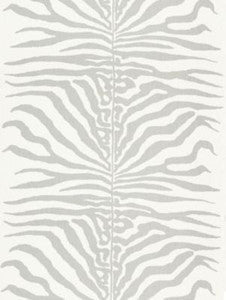 Scalamandre Fabric Zebra Zinc