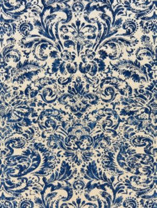 Scalamandre Fabric Palladio Velvet Damask Lapis
